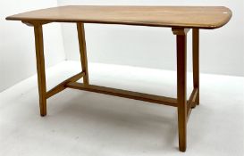 Ercol elm rectangular dining table