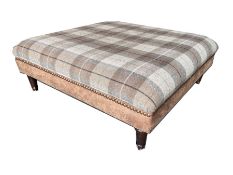 Large square footstool