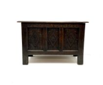 Early 18th century oak coffer