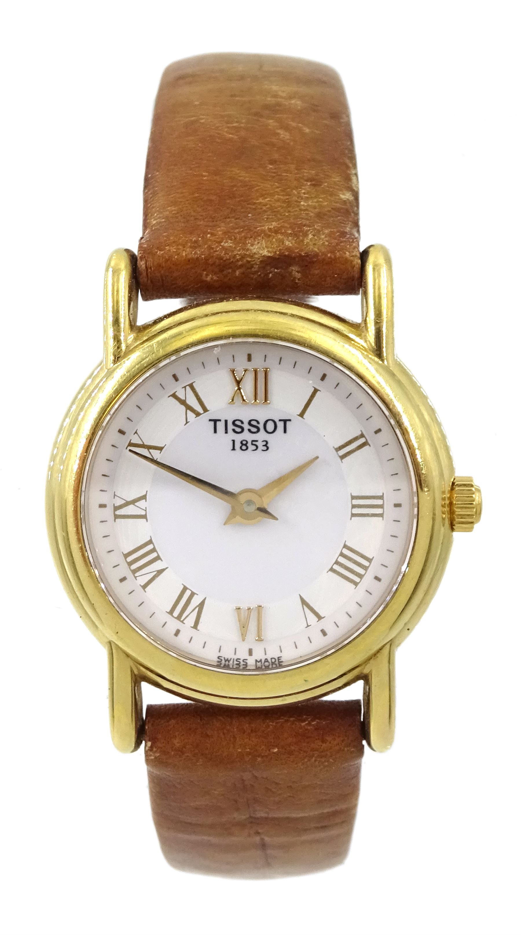 Tissot 1853 ladies 18ct gold quartz wristwatch