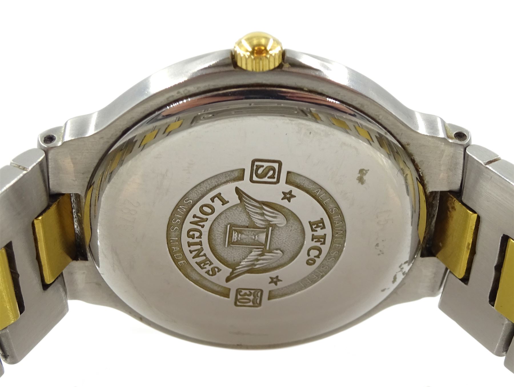Longinges Flagship quartz two tone stainless steel bracelet wristwatch No. L5 651 3 - Image 3 of 6