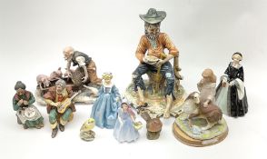 A group of assorted figures