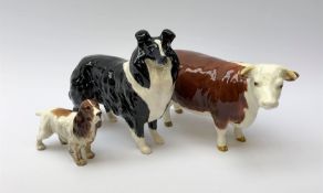 A Beswick figure of a Herford Bull