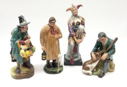 Four Royal Doulton figures