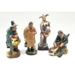 Four Royal Doulton figures