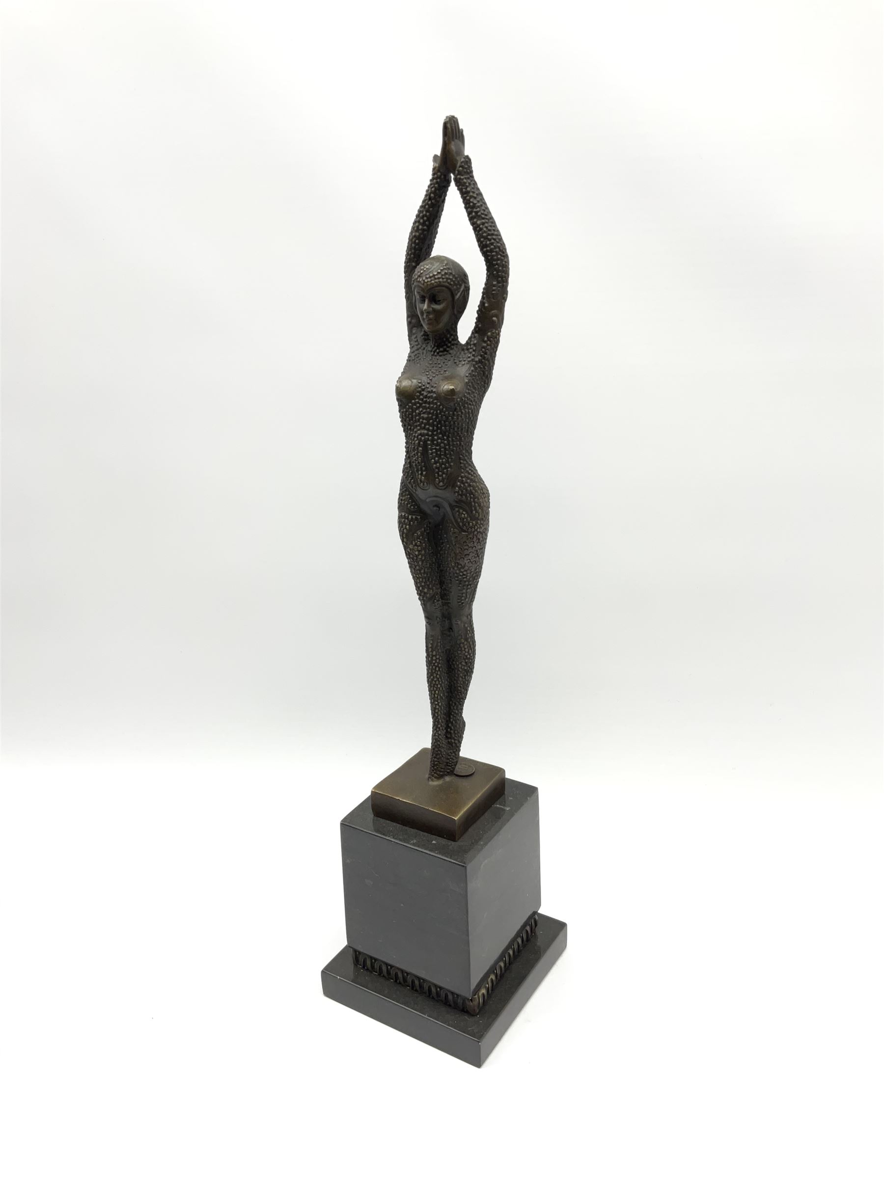An Art Deco style bronze after Dimetri H Chiparus - Image 5 of 5