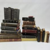 Twenty-six Victorian and later Bibles and Prayer Books etc
