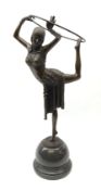 An Art Deco style bronze after J P Morante