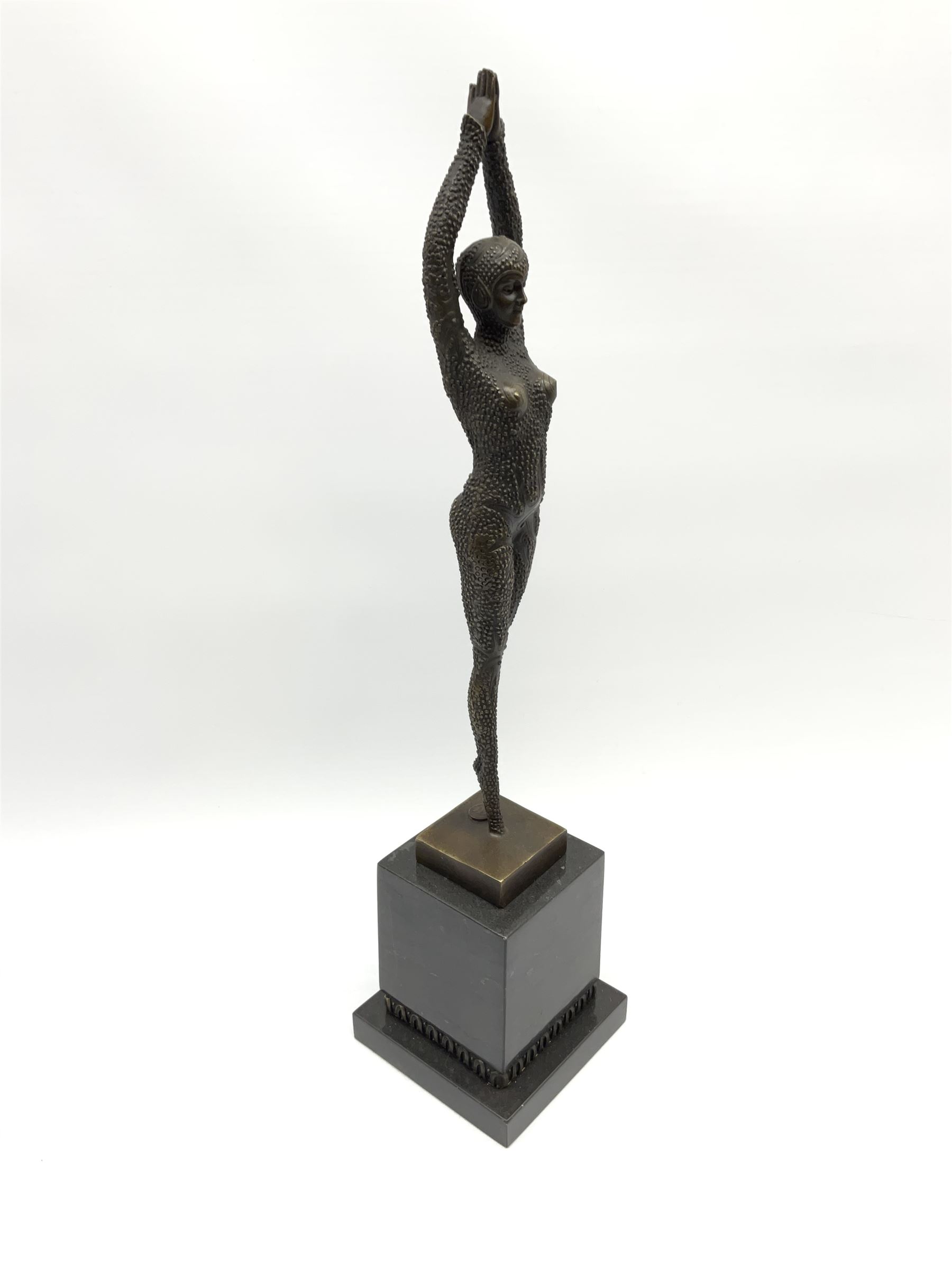 An Art Deco style bronze after Dimetri H Chiparus - Image 2 of 5