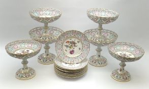 A Dresden dessert service