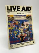 Live Aid Programme