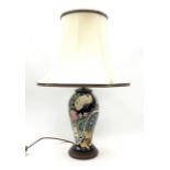 A Moorcroft table lamp