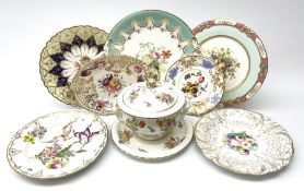 A 19th century Coalport tureen and stand