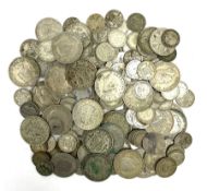Approximately 720g of pre 1947 Great British silver coins including half crowns