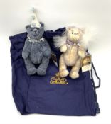 Two Cotswold Bear Company limited edition teddy bears in the Shop Exclusive series - 'Laurel' No.1/1