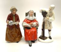 Four Royal Doulton figures