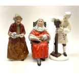 Four Royal Doulton figures