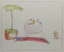 John Lennon (British 1940-1980): 'Feeling Good', limited edition lithograph signed and numbered 181/