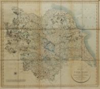 John Cary (British 1754-1835): 'A New Map of Yorkshire Divided into its Ridings and Wapontakes', han