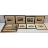 Collection of 19th century engravings and lithographs including Hull