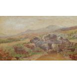 George Brooks Percy Lillington (British 1850-1932): Stone Bridge Dartmoor, watercolour signed 30cm x