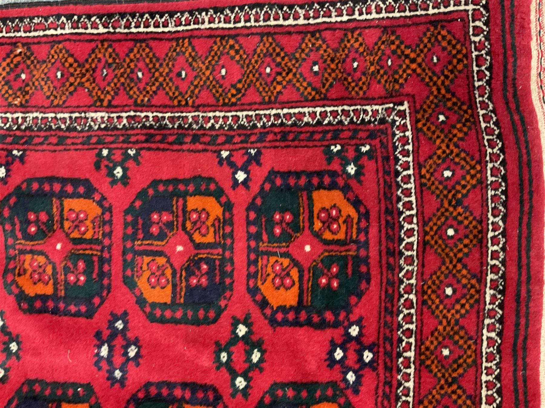 Two small Persian red ground rugs (122cm x 80cm and 111cm x 86cm) - Image 4 of 5