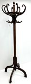 Late 19th/early 20th century bent wood coat stand