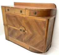 Art Deco oak sideboard