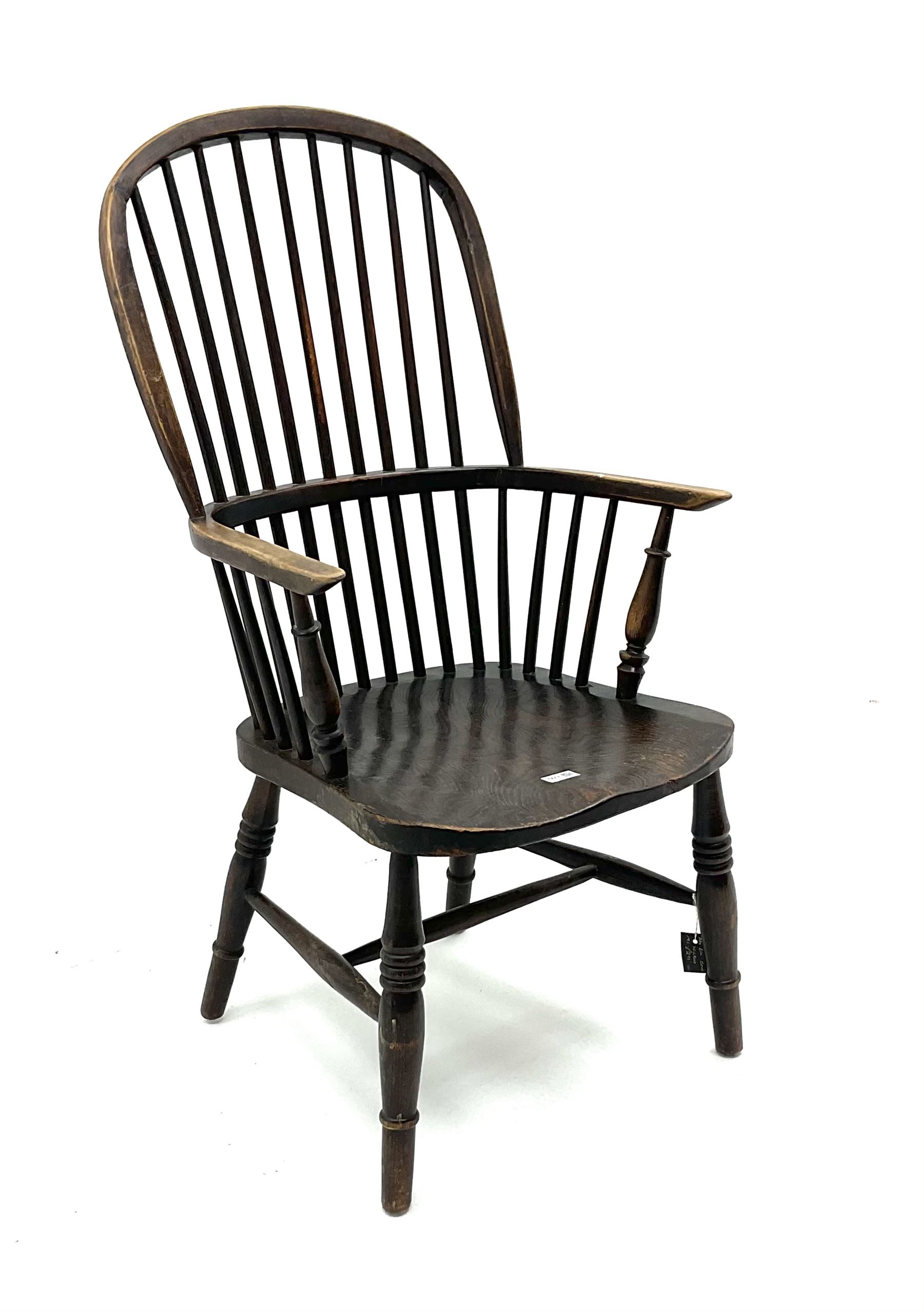 Early 19th century Windsor armchair - Image 2 of 3