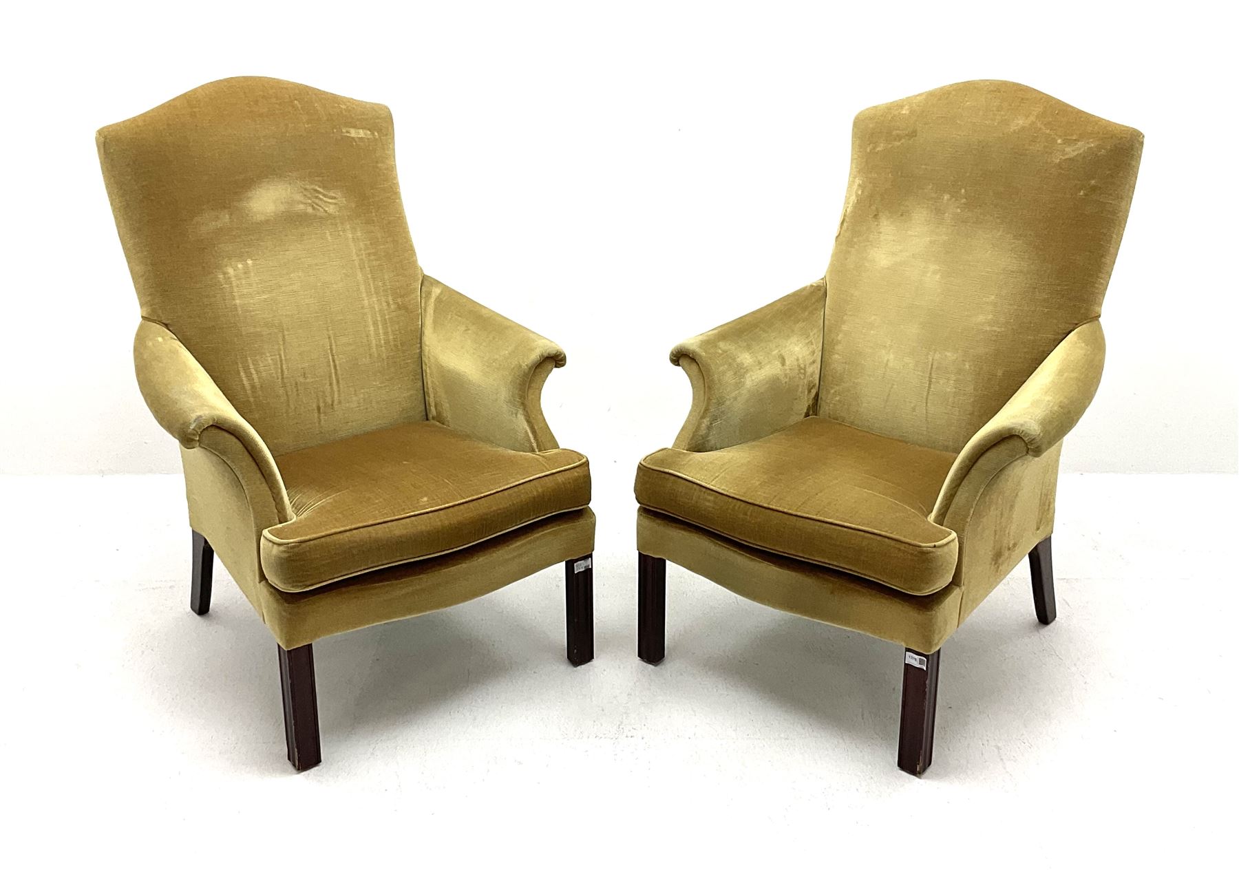 Pair Parker Knoll armchairs