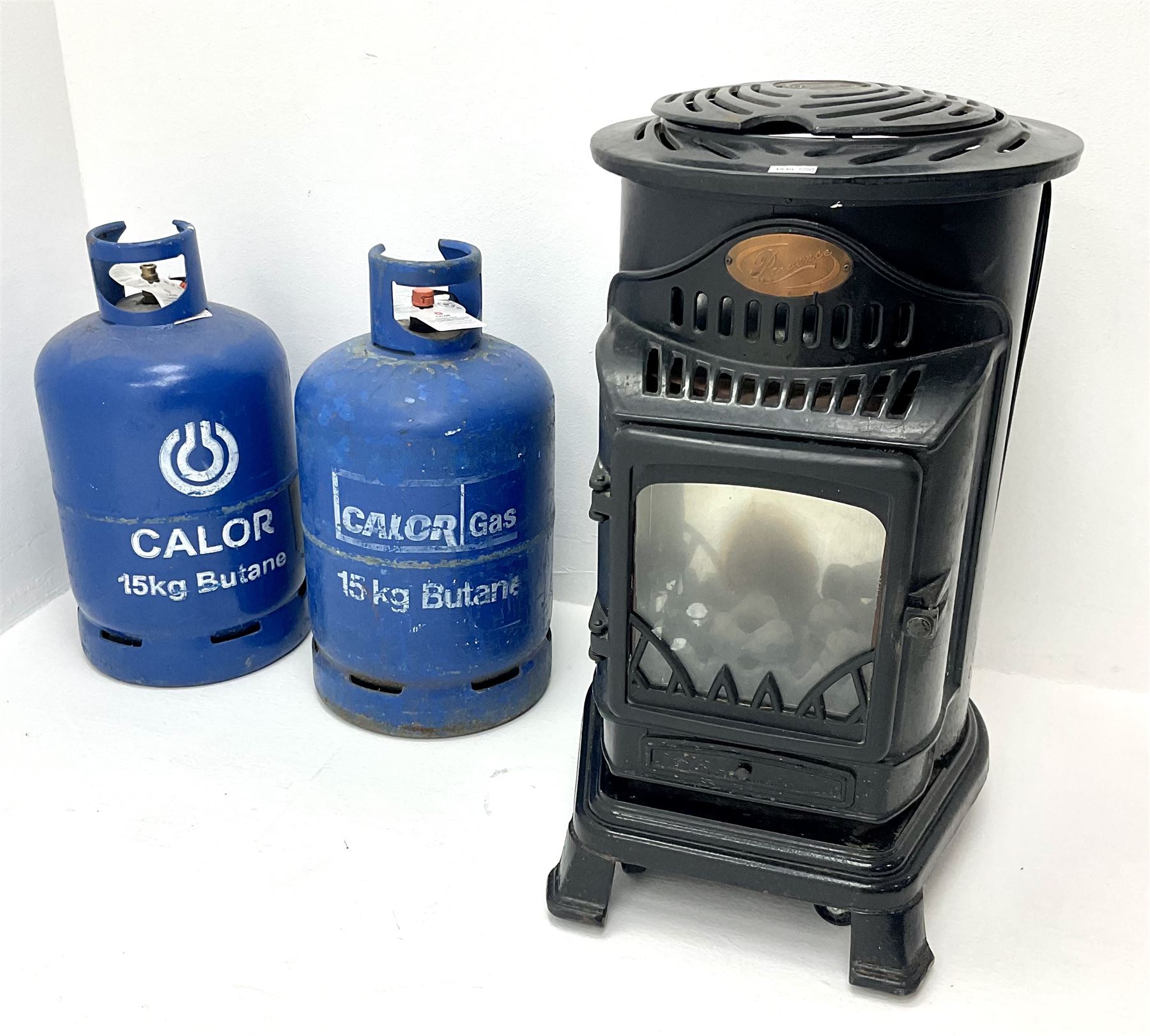 Provence garden heater and two 15kg canisters