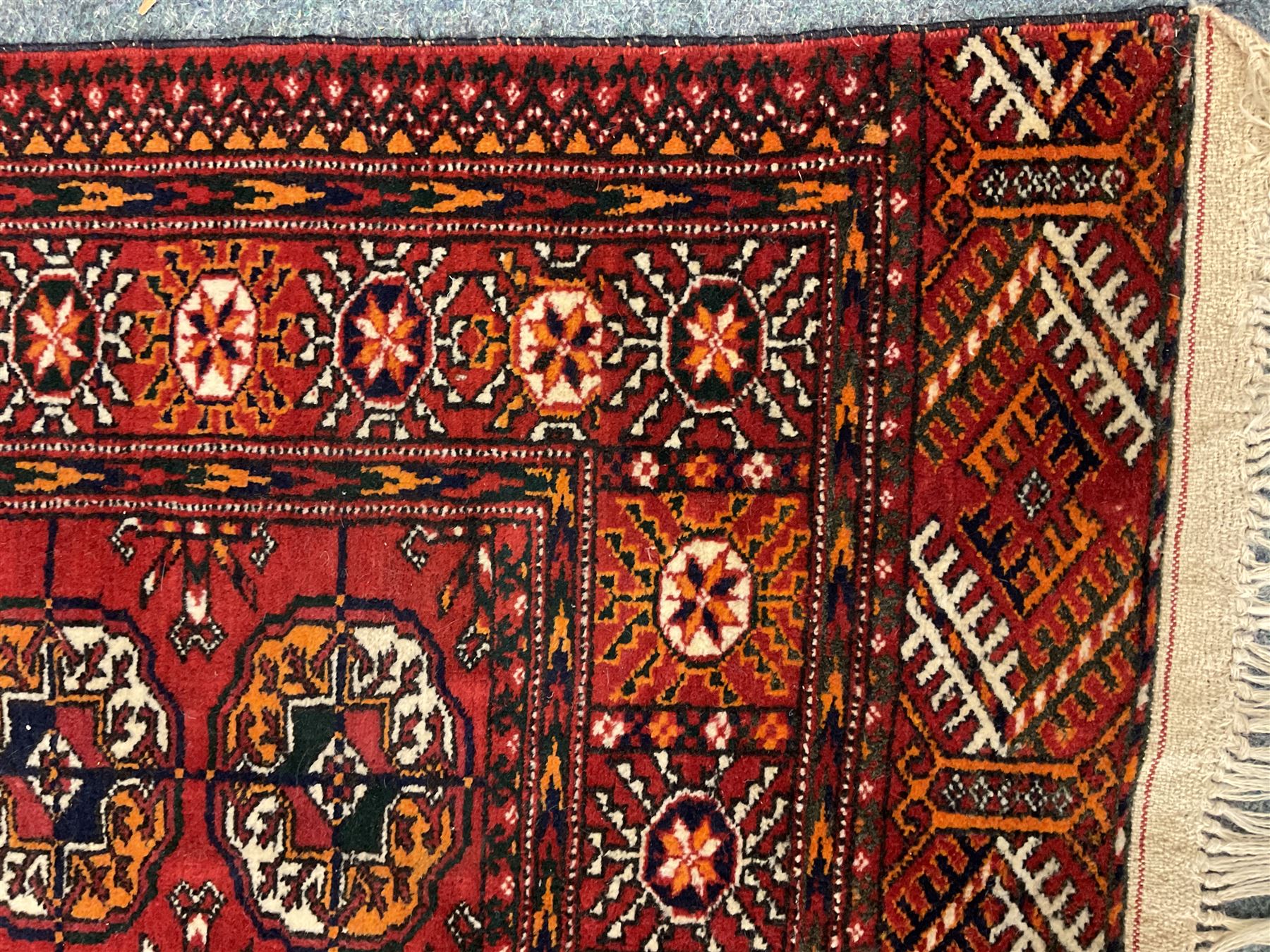 Two small Persian red ground rugs (122cm x 80cm and 111cm x 86cm) - Image 2 of 5
