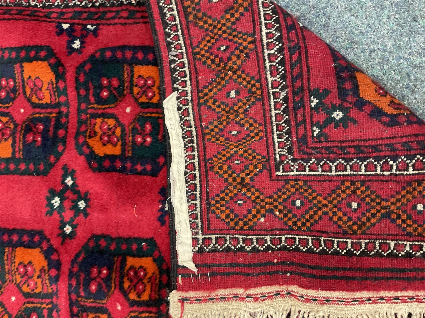 Two small Persian red ground rugs (122cm x 80cm and 111cm x 86cm) - Image 5 of 5