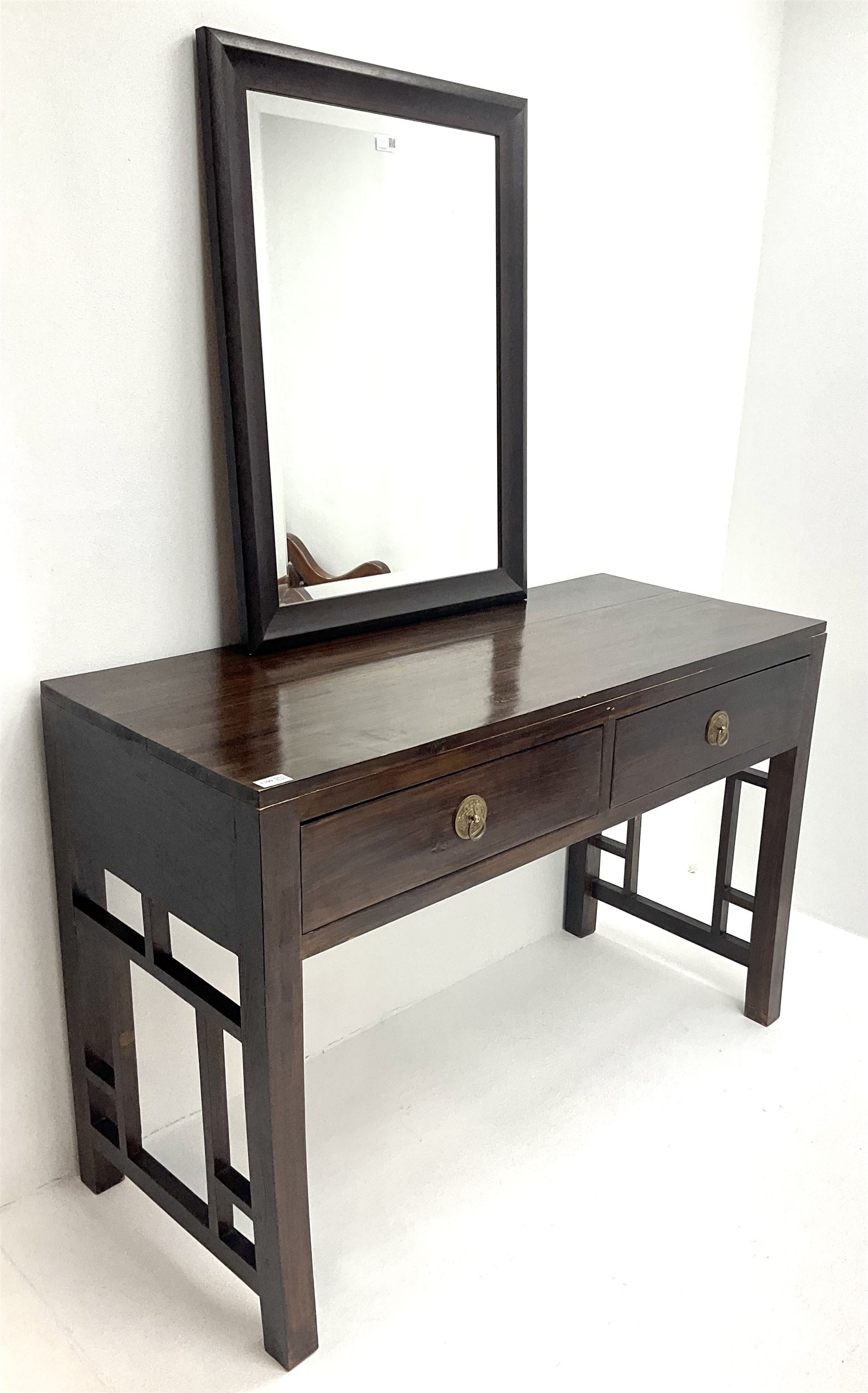 Hardwood console table