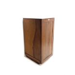 Hardwood single door cabinet