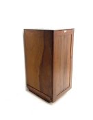 Hardwood single door cabinet