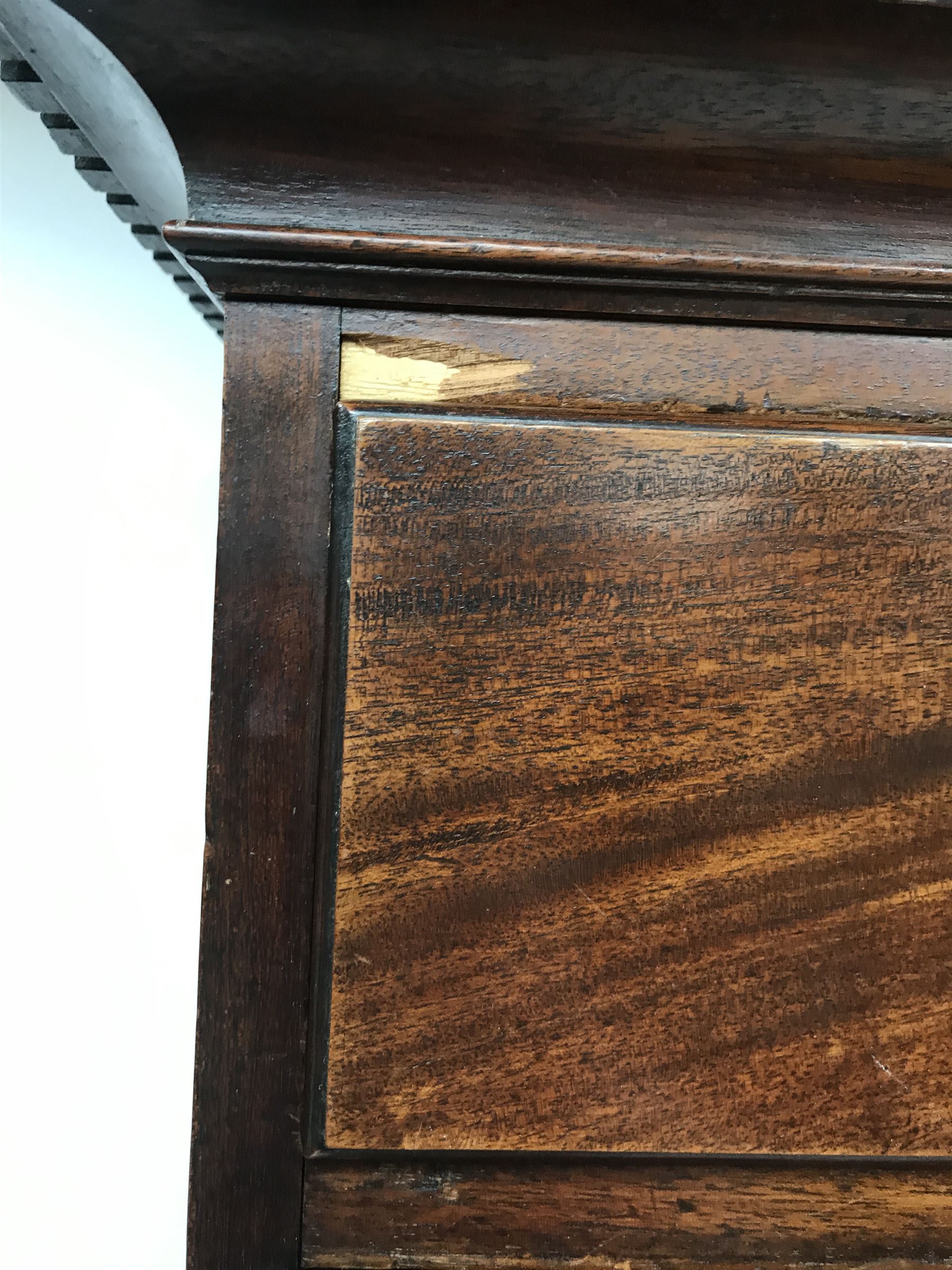 Early 19th century mahogany chest on chest - Image 5 of 6