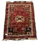 Shiraz red ground rug