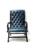 Deep buttoned Library Chair