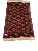 Bokhara red ground rug