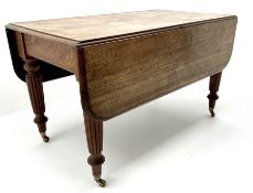 George III mahogany drop leaf table