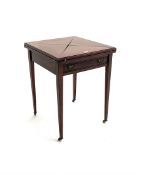 Edwardian envelope card table