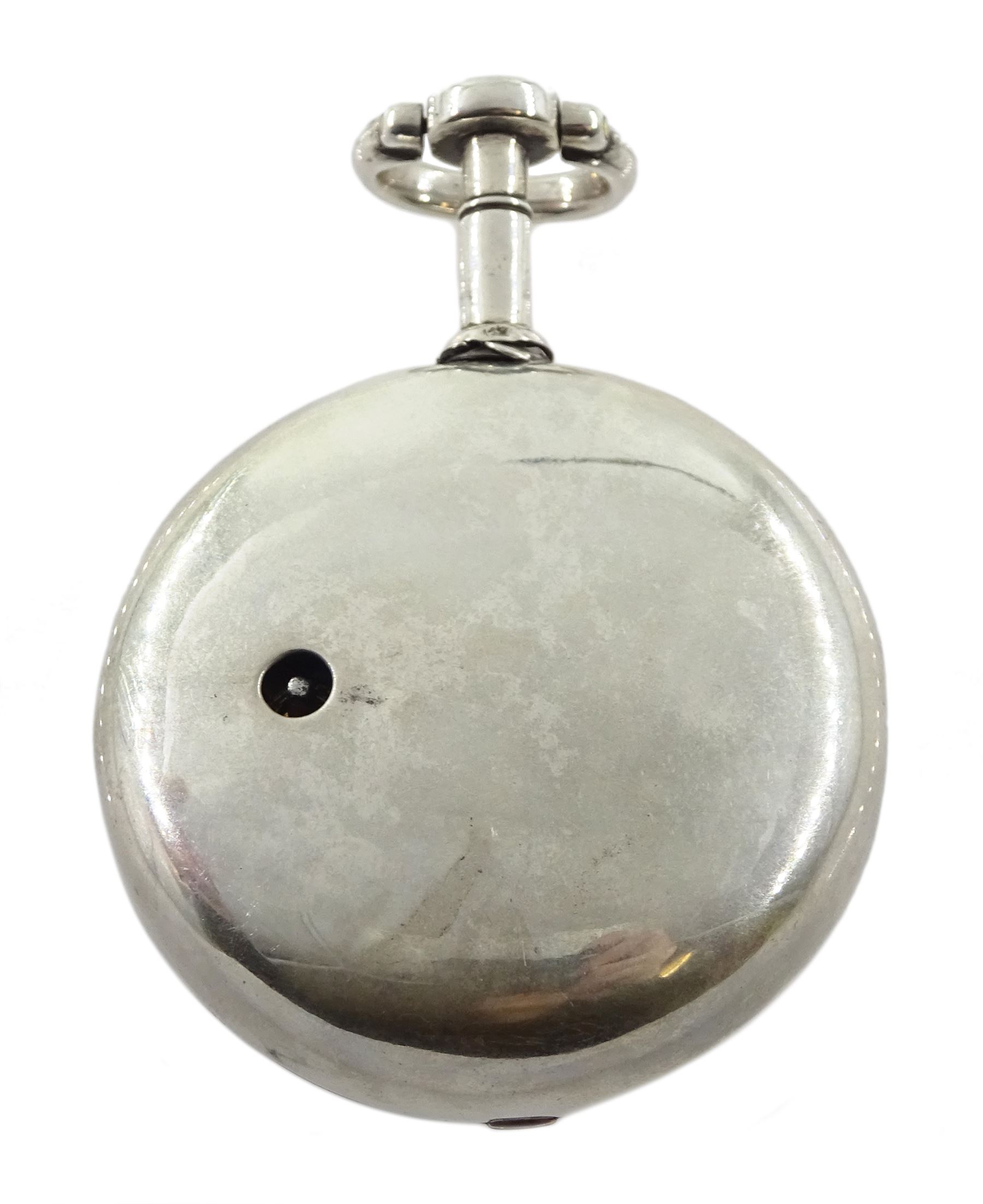 18th century silver pair cased verge fusee pocket watch for the Turkish market by Markwick Markham ( - Image 6 of 10