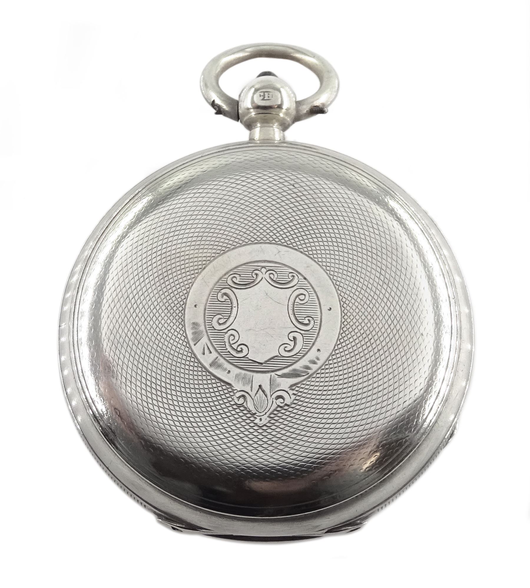Victorian silver open face English lever fusee pocket watch by Cowans - Image 2 of 5