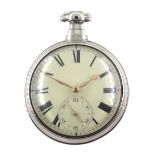 19th century English lever fusee pocket watch No. 4930