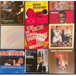 Louis Armstrong & Benny Goodman LP box sets: The Louis Armstrong Legend