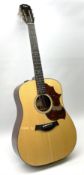 Taylor 510e electric guitar with mahogany back and sides and spruce top serial no 1105126066 L102cm