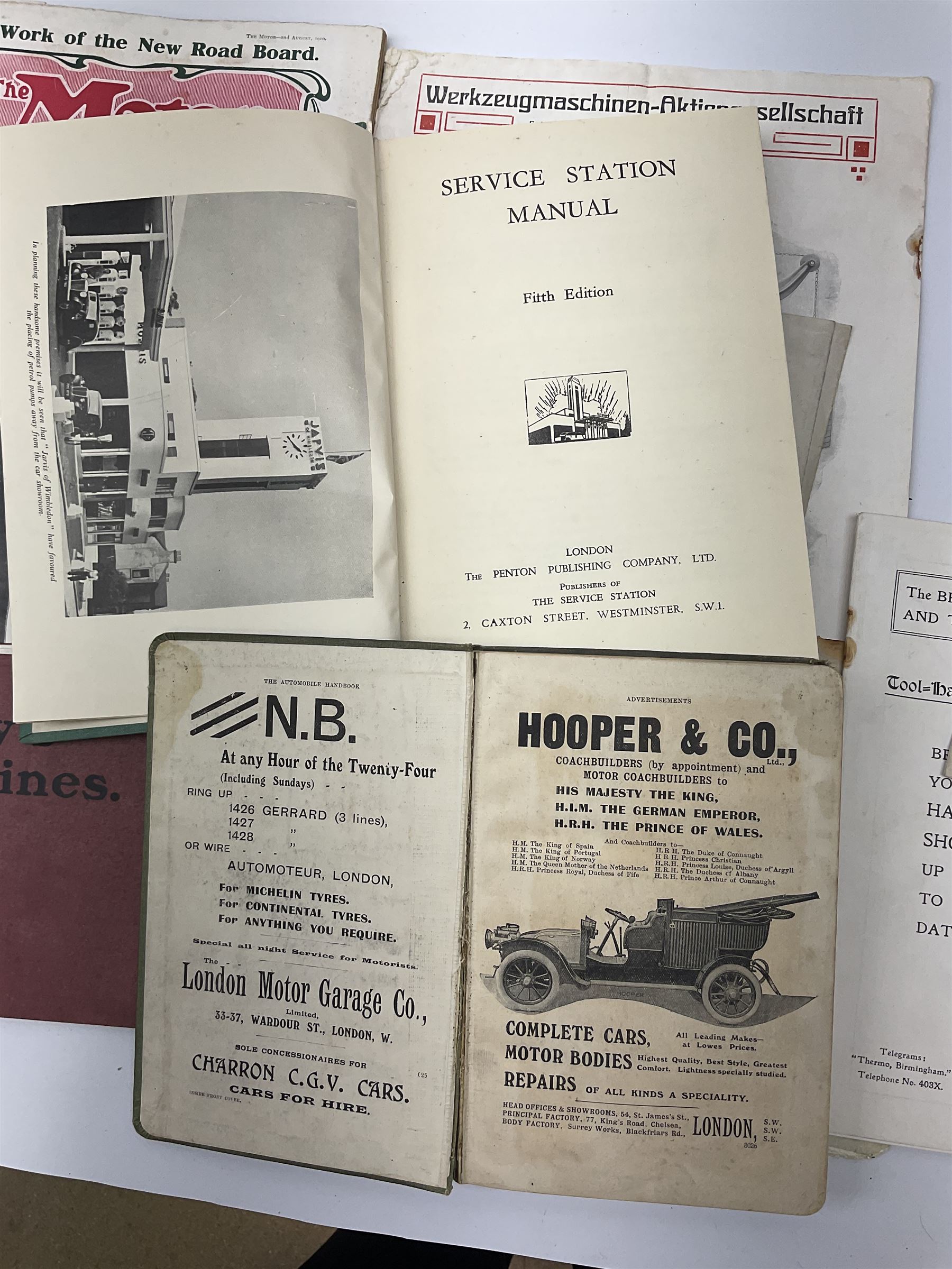 Motoring History - The Automobile Handbook 1908; The Royal Automobile Club Journal 1908 No.XVI; thre - Image 3 of 7