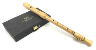 Moeck Flauto Dolce Rondo three-piece maple recorder