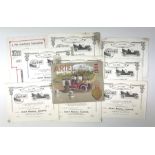 Motoring History - Ariel Silent Motors catalogue 1909 with ten additional identical unbound folded p